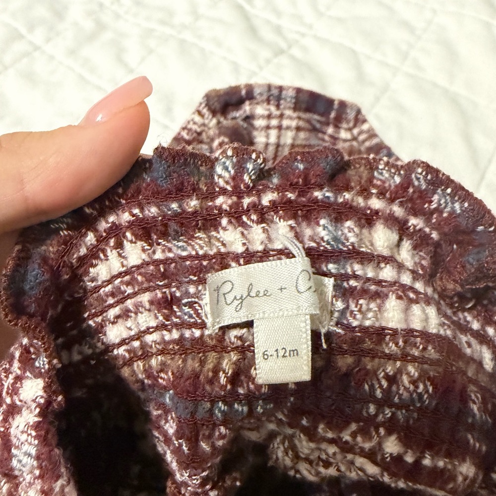 Rylee + Cru Girls Romper size 6-12 M - Picture 2 of 3
